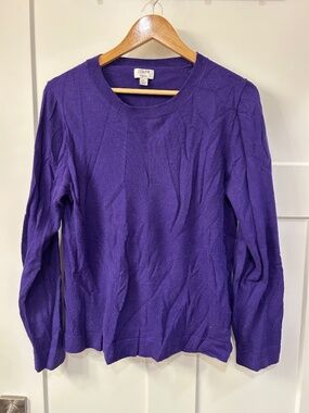 J CREW TEDDIE crew neck sweater